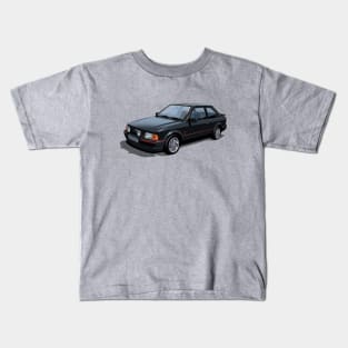Ford Escort XR3i Mk4 in black Kids T-Shirt